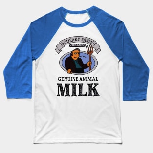 Squeaky Farms' Genuine Animal Milk Baseball T-Shirt